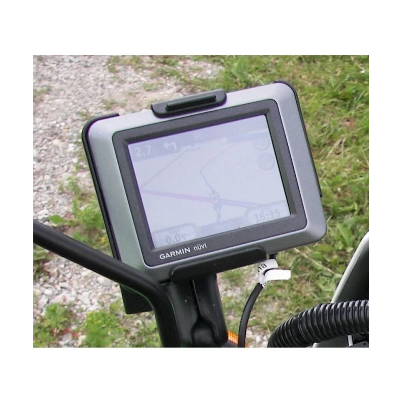 Gerätehalteschale für Garmin zumo 220 / nüvi 220 & 5xx Serie (ohne Schutzhüllen) - Diamond-Anbindung (Trapez), Schrauben-Set