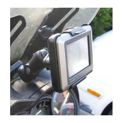 Gerätehalteschale für Garmin zumo 220 / nüvi 220 & 5xx Serie (ohne Schutzhüllen) - Diamond-Anbindung (Trapez), Schrauben-Set