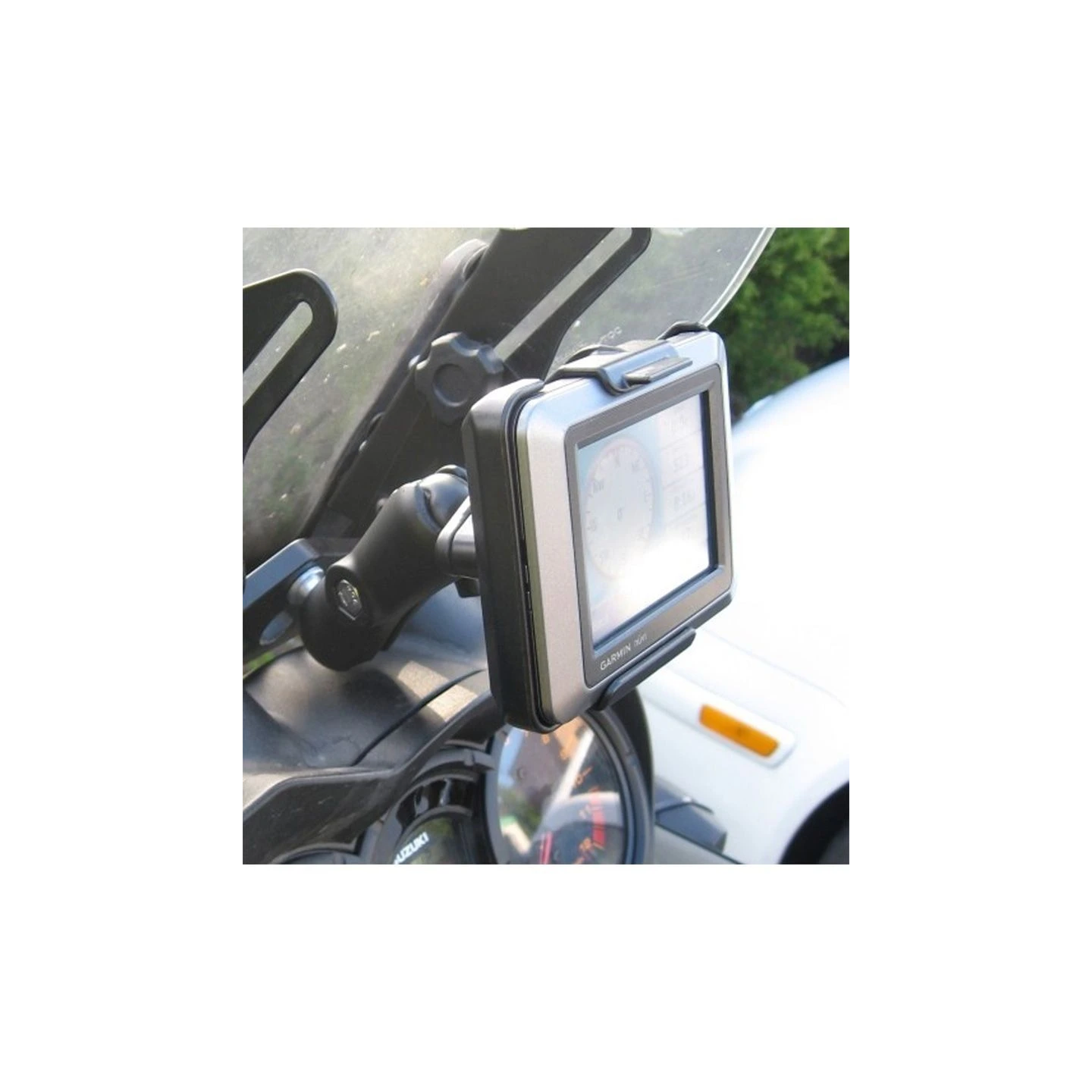 Device holder for Garmin zumo 220 / nüvi 220 & 5xx series (without protective covers) - Diamond connection (trapezoid)