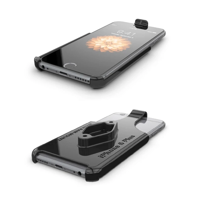 Gerätehalteschale für Apple iPhone XS Max / 7 PLUS / 6 PLUS(ohne Schutzhüllen/-gehäuse) - Diamond-Anbindung (Trapez)