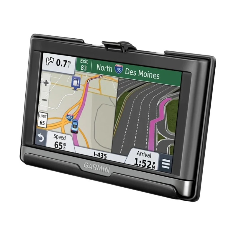 Gerätehalteschale für Garmin nüvi 2557LMT/2577LT/2597LMT (ohne Schutzhüllen) - Diamond-Anbindung (Trapez), Schrauben-Set