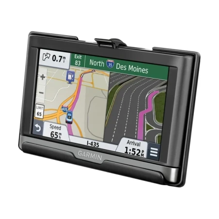 Gerätehalteschale für Garmin nüvi 2557LMT/2577LT/2597LMT (ohne Schutzhüllen) - Diamond-Anbindung (Trapez), Schrauben-Set