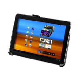 Device holder for Samsung Galaxy Tab 10.1/Tab 2 10.1 (without protective covers/case) - AMPS connection, screw set