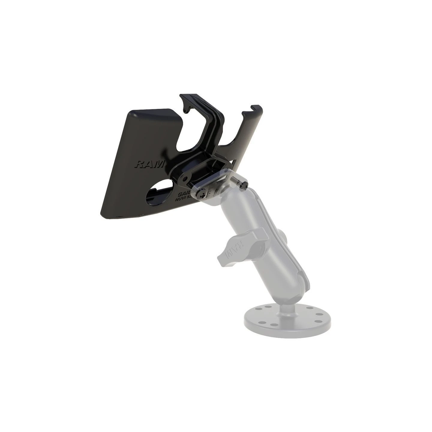 Device holder for Garmin nüvi 52/54/55/56/58 series (without protective covers) - Diamond connection (trapezoid), screw set
