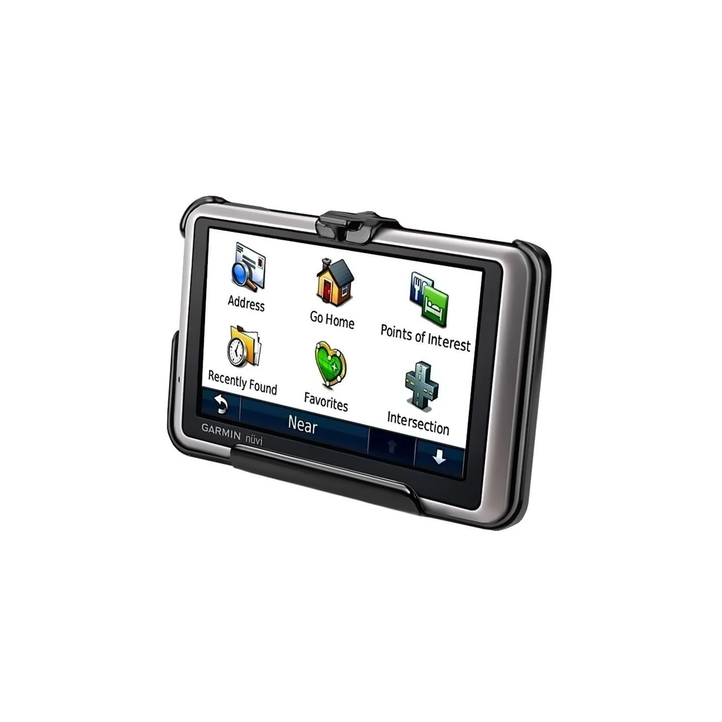 Device holder for Garmin nüvi 13xx/24xx series (without protective covers) - Diamond connection (trapezoid), screw set