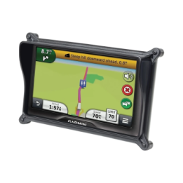 Safety housing for Garmin Dezl 2797LMT/760LMT (without protective covers) - Diamond connection (trapezoid), screw set