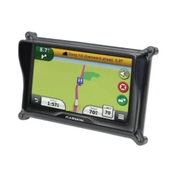 Sicherheitsgehäuse für Garmin Dezl 2797LMT/760LMT (ohne Schutzhüllen) - Diamond-Anbindung (Trapez), Schrauben-Set