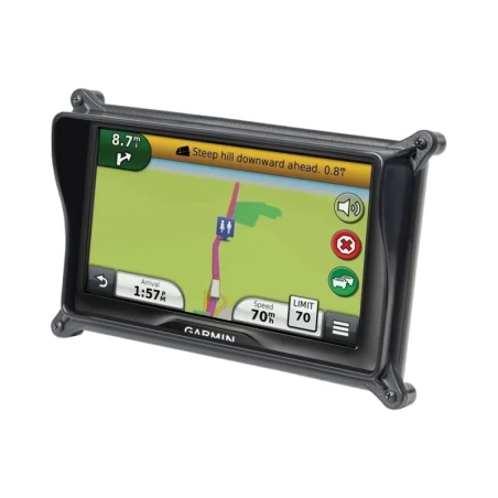 Sicherheitsgehäuse für Garmin Dezl 2797LMT/760LMT (ohne Schutzhüllen) - Diamond-Anbindung (Trapez), Schrauben-Set