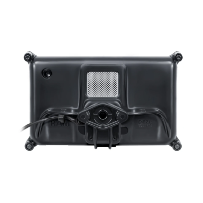 Sicherheitsgehäuse für Garmin Dezl 2797LMT/760LMT (ohne Schutzhüllen) - Diamond-Anbindung (Trapez), Schrauben-Set