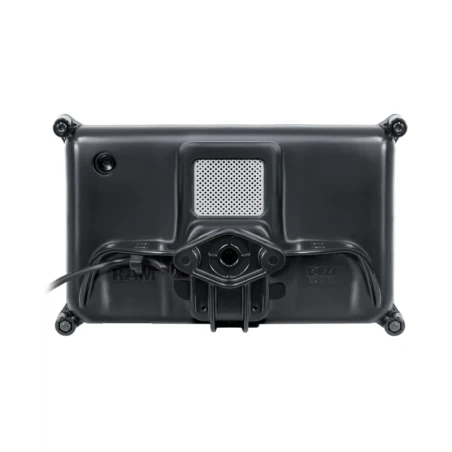 Sicherheitsgehäuse für Garmin Dezl 2797LMT/760LMT (ohne Schutzhüllen) - Diamond-Anbindung (Trapez), Schrauben-Set