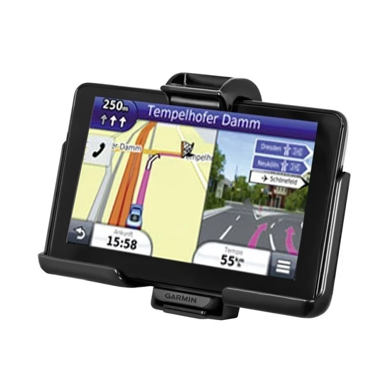 Gerätehalteschale für Garmin nüvi 3550LM/3590LMT (ohne Schutzhüllen) - Diamond-Anbindung (Trapez), Schrauben-Set