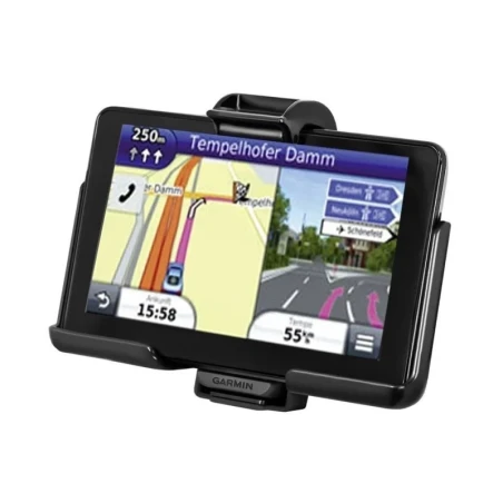 Gerätehalteschale für Garmin nüvi 3550LM/3590LMT (ohne Schutzhüllen) - Diamond-Anbindung (Trapez), Schrauben-Set