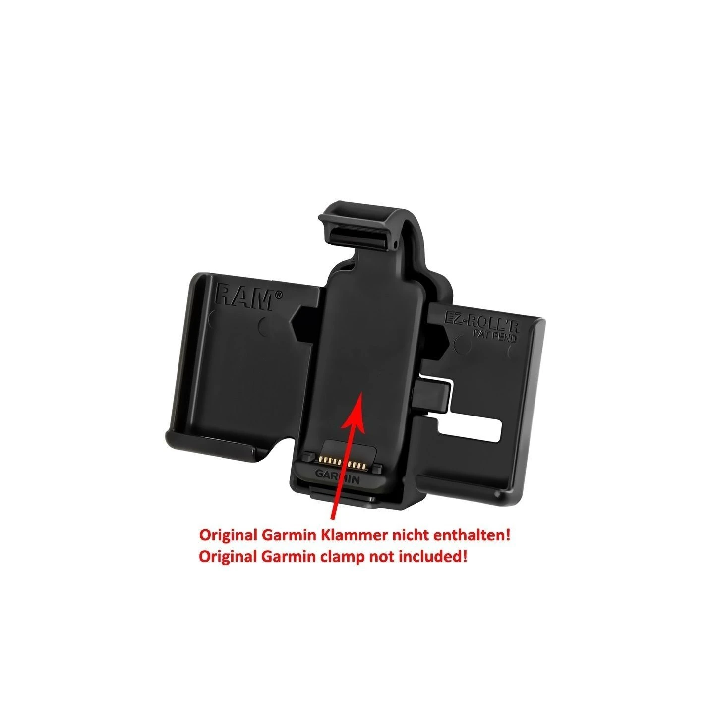 Device holder for Garmin nüvi 3550LM/3590LMT (without protective covers) - Diamond connection (trapezoid), screw set
