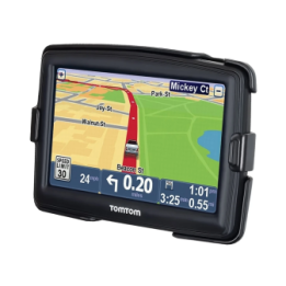 Device holder for TomTom Start 55 / XXL 5xx (without protective covers) - Diamond connection (trapezoid), screw set