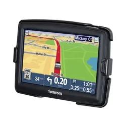 Gerätehalteschale für TomTom Start 55 / XXL 5xx (ohne Schutzhüllen) - Diamond-Anbindung (Trapez), Schrauben-Set