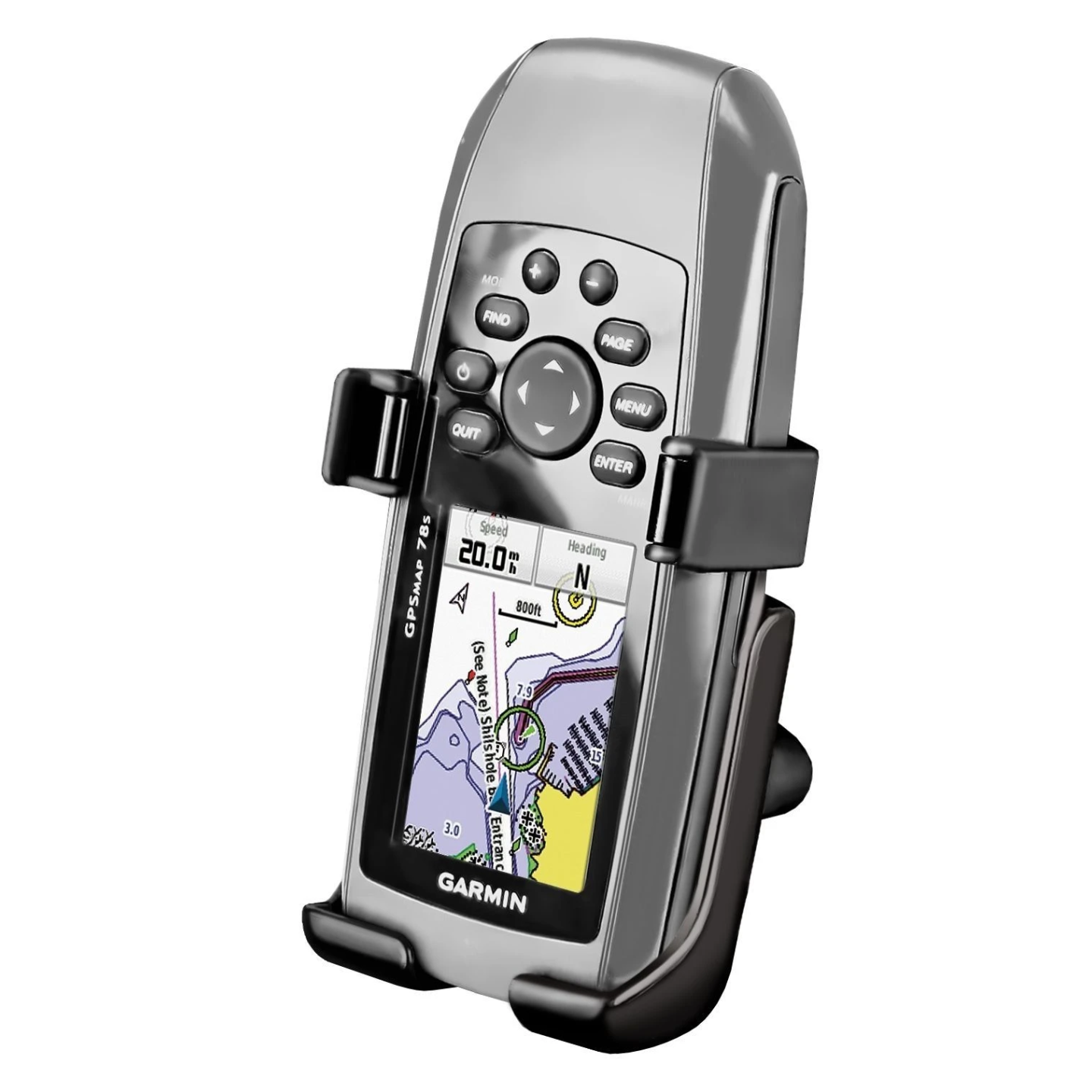 Device holder for Garmin GPSMAP 78/78s/78sc (without protective covers) - Diamond connection (harness), screw set