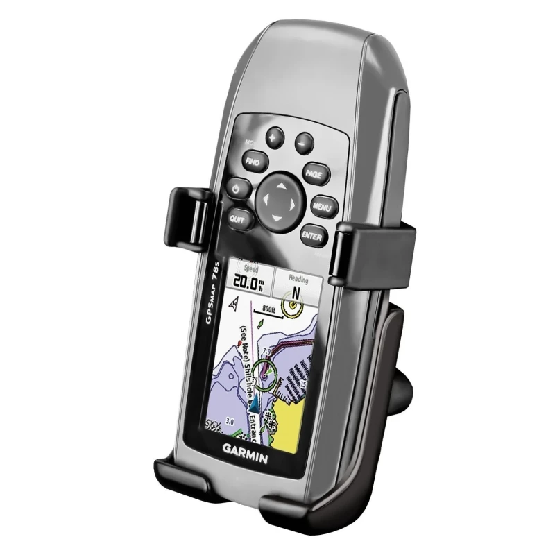 Gerätehalteschale für Garmin GPSMAP 78/78s/78sc (ohne Schutzhüllen) - Diamond-Anbindung (Trapez), Schrauben-Set