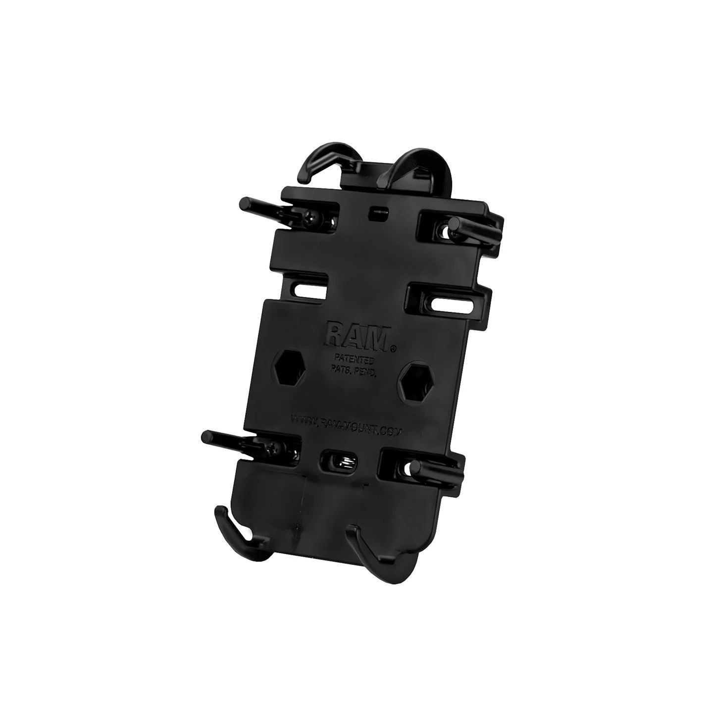 Universal cradle (composite material) for small electronic devices - Diamond connection (trapezoid), screw set