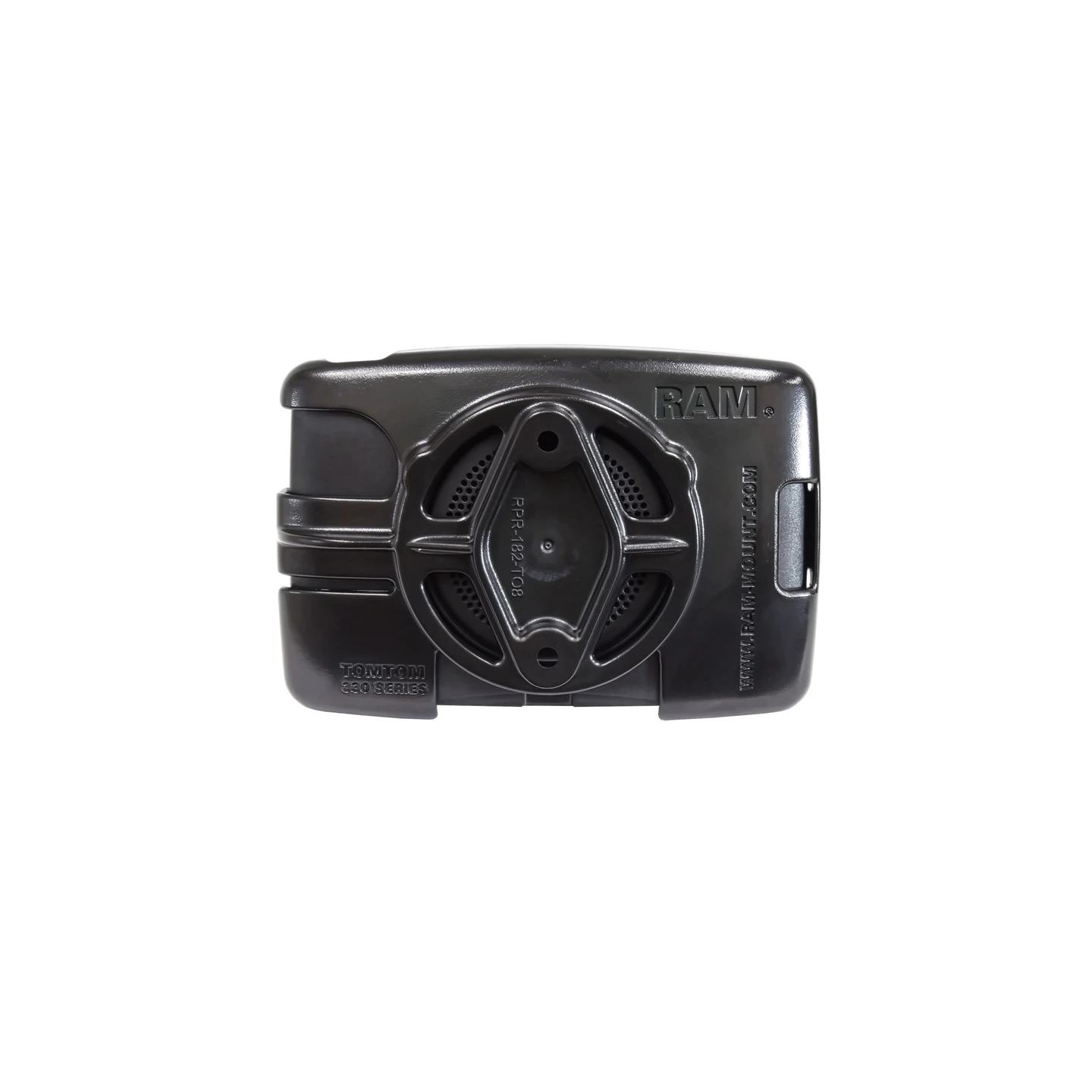 Device holder for TomTom Start 45 / XL 3xx (without protective covers) - Diamond connection (trapezoid), screw set