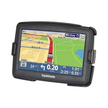 Gerätehalteschale für TomTom Start 45 / XL 3xx (ohne Schutzhüllen) - Diamond-Anbindung (Trapez), Schrauben-Set