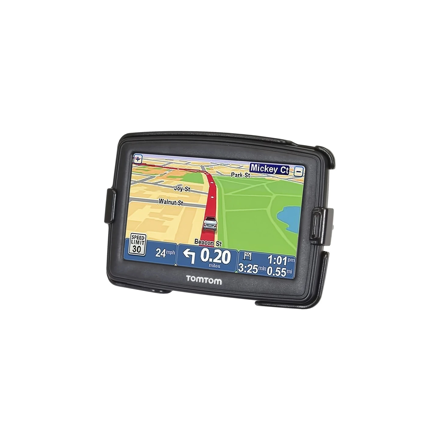 Device holder for TomTom Start 45 / XL 3xx (without protective covers) - Diamond connection (trapezoid), screw set