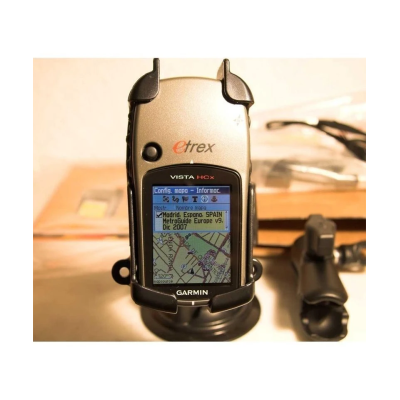 Gerätehalteschale für Garmin eTrex Color Serie (ohne Schutzhüllen) - Diamond-Anbindung (Trapez), Schrauben-Set