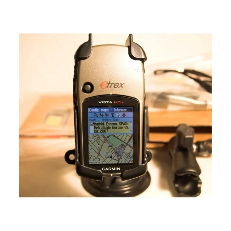 Gerätehalteschale für Garmin eTrex Color Serie (ohne Schutzhüllen) - Diamond-Anbindung (Trapez), Schrauben-Set