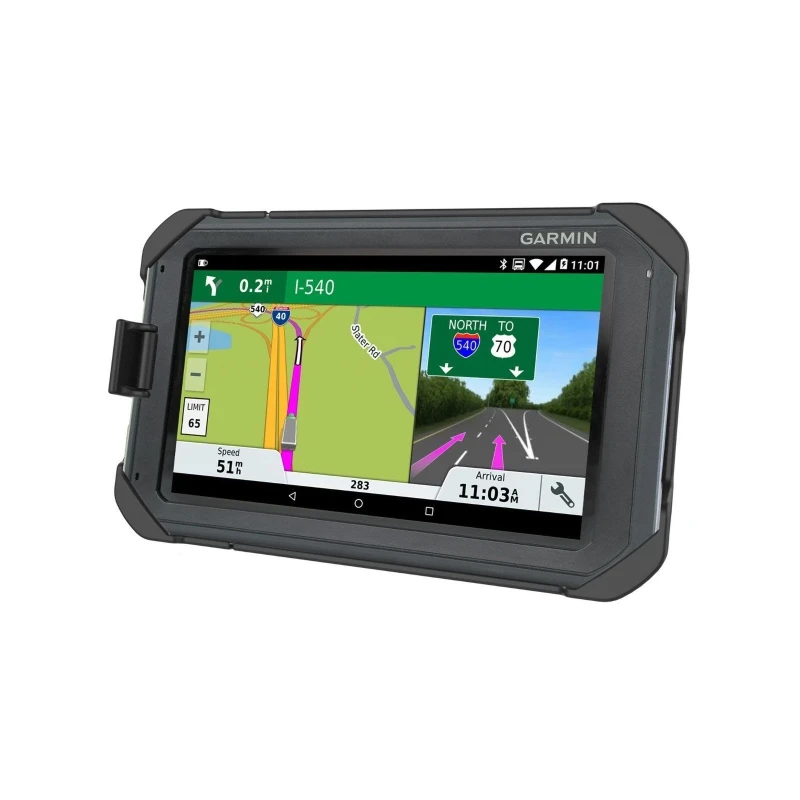 Sicherheitsgehäuse für Garmin Fleet 7X0 Serie (ohne Schutzhüllen) - Diamond-Anbindung (Trapez), Schrauben-Set