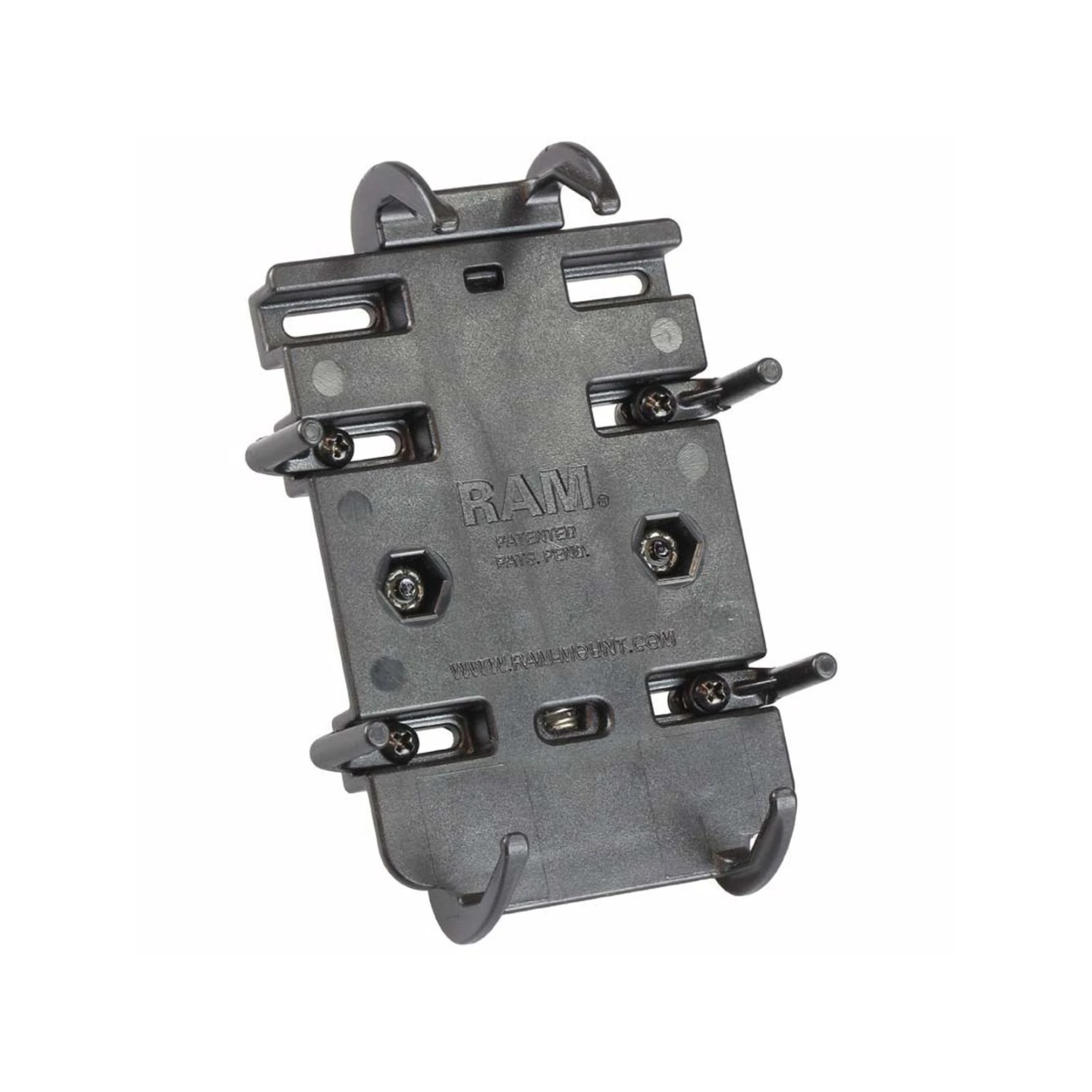 Universal cradle (composite material) for small electronic devices - with Diamond base plate (trapezoid), (1 inch)