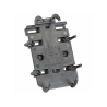 Universal cradle (composite material) for small electronic devices - with Diamond base plate (trapezoid), (1 inch)
