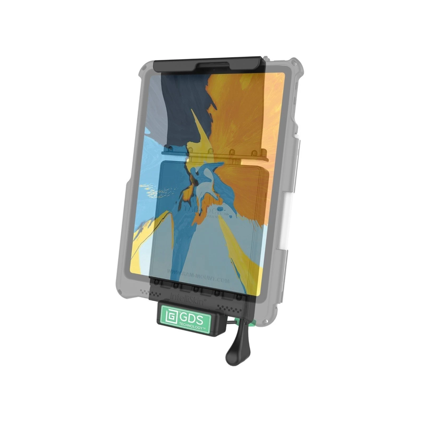 GDS cradle (key lock) for Apple iPad Pro 11 1C (1-3 Gen.) - In IntelliSkin protective case - USB-C port