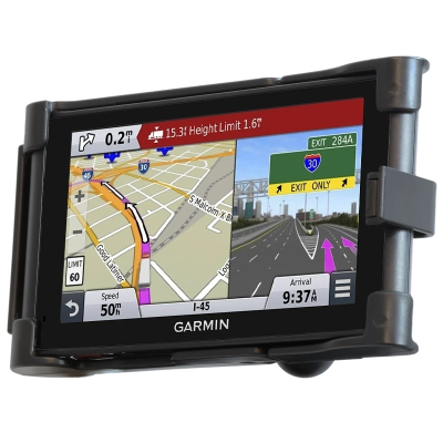 Sicherheitsgehäuse für Garmin nüviCam/dezlCam (ohne Schutzhüllen) - inkl. Diamond-Baisplatte (Trapez),  (1 Zoll)