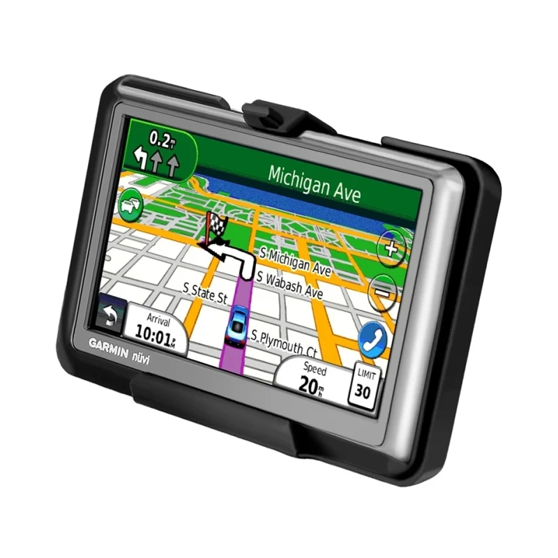 Gerätehalteschale für Garmin nüvi 14xx Serie (ohne Schutzhüllen) - Diamond-Anbindung (Trapez), Schrauben-Set