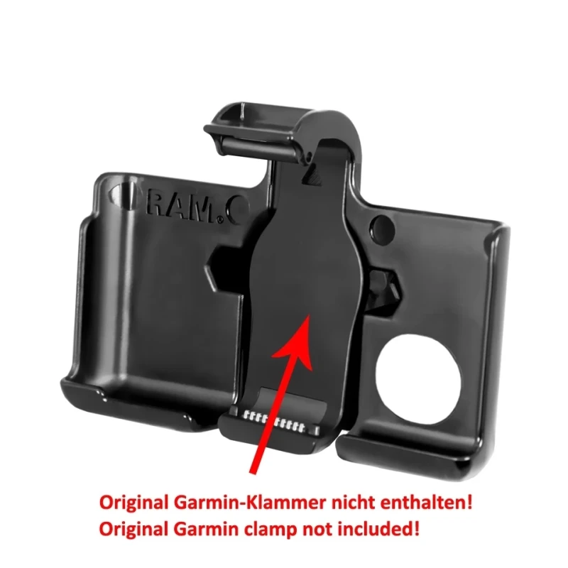 Gerätehalteschale für Garmin nüvi 23xx Serie (ohne Schutzhüllen) - Diamond-Anbindung (Trapez), Schrauben-Set