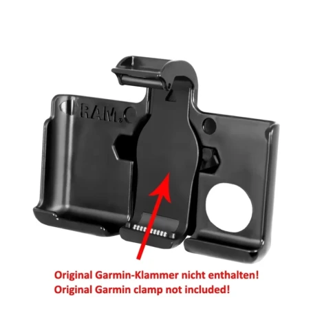 Gerätehalteschale für Garmin nüvi 23xx Serie (ohne Schutzhüllen) - Diamond-Anbindung (Trapez), Schrauben-Set