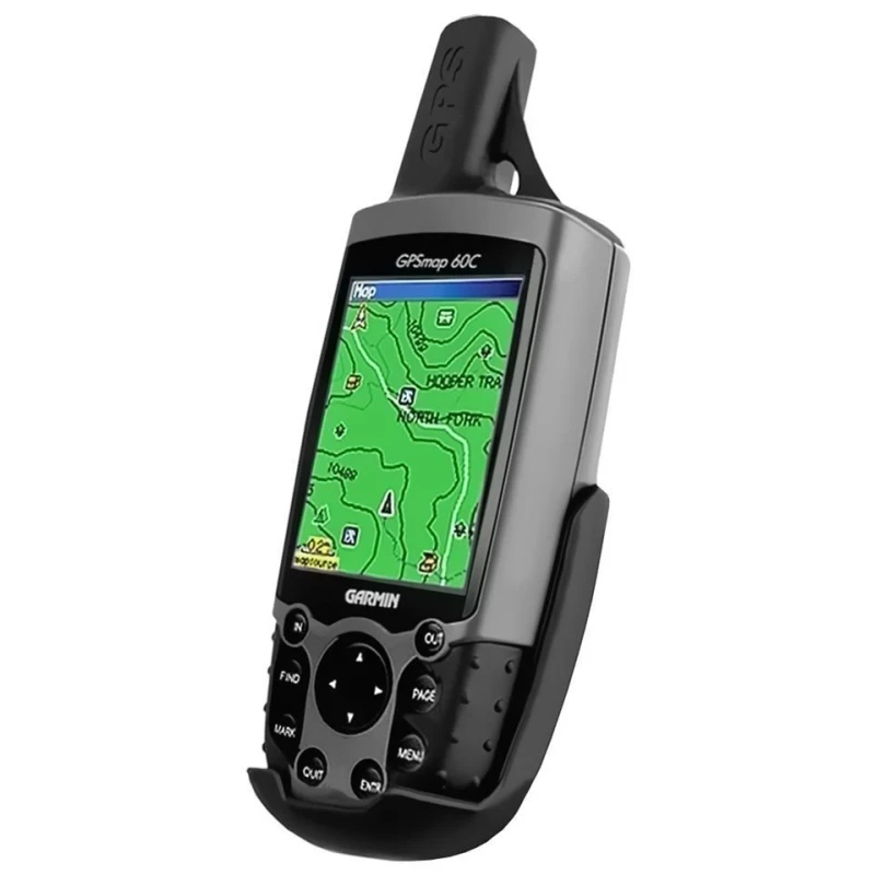 Gerätehalteschale für Garmin GPS 60er Serie (ohne Schutzhüllen) - Diamond-Anbindung (Trapez), Schrauben-Set