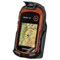 Gerätehalteschale für Garmin eTrex 10/20/30 (ohne Schutzhüllen) - Diamond-Anbindung (Trapez), Schrauben-Set