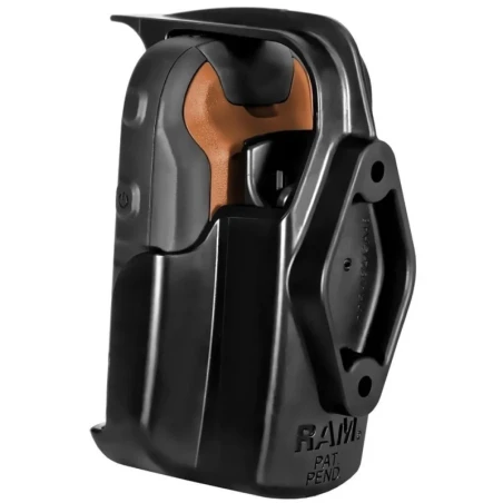 Gerätehalteschale für Garmin eTrex 10/20/30 (ohne Schutzhüllen) - Diamond-Anbindung (Trapez), Schrauben-Set