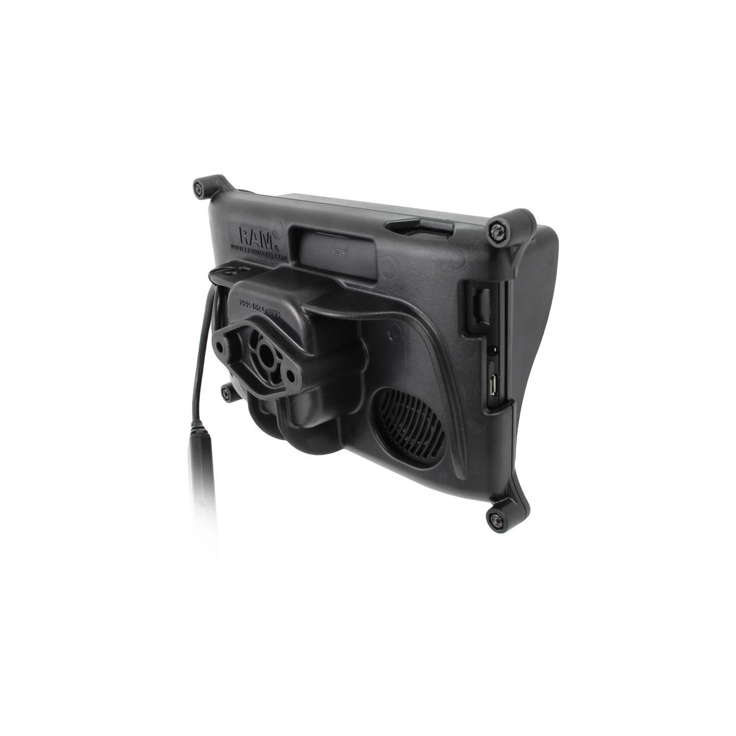 Safety housing for Garmin Fleet 660/670 (without protective covers) - Diamond connection (harness), screw set
