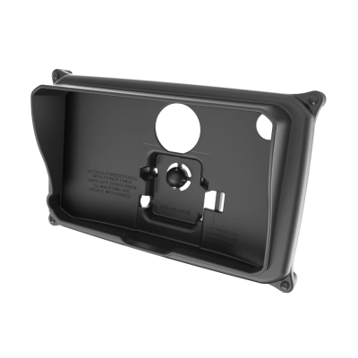 Sicherheitsgehäuse für Garmin Dezl 770LMTHD (ohne Schutzhüllen) - Diamond-Anbindung (Trapez), Schrauben-Set