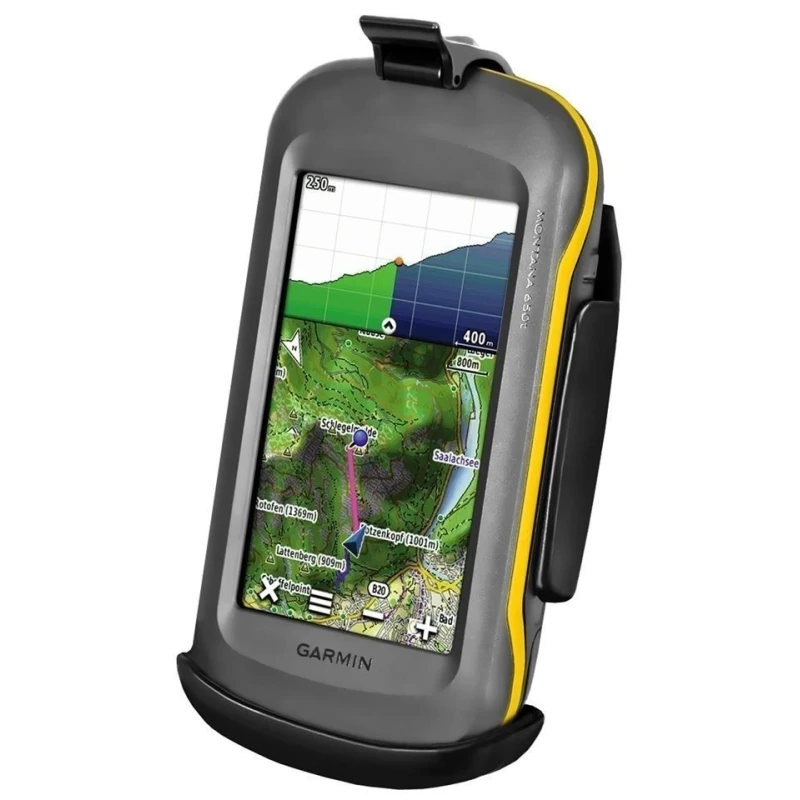 Gerätehalteschale für Garmin Montana Serie (ohne Schutzhüllen) - Diamond-Anbindung (Trapez), Schrauben-Set