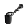 Suction base holder with cup holder (without foam rubber insert) - with suction base, (1 inch)
