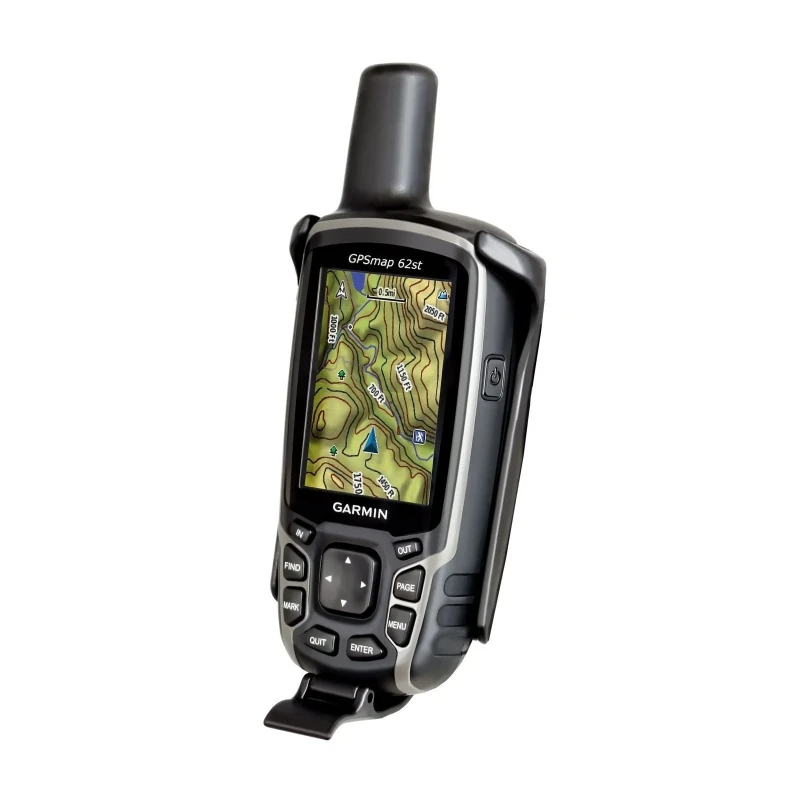 Gerätehalteschale für Garmin GPSMAP 62/64 (ohne Schutzhüllen) - Diamond-Anbindung (Trapez), Schrauben-Set