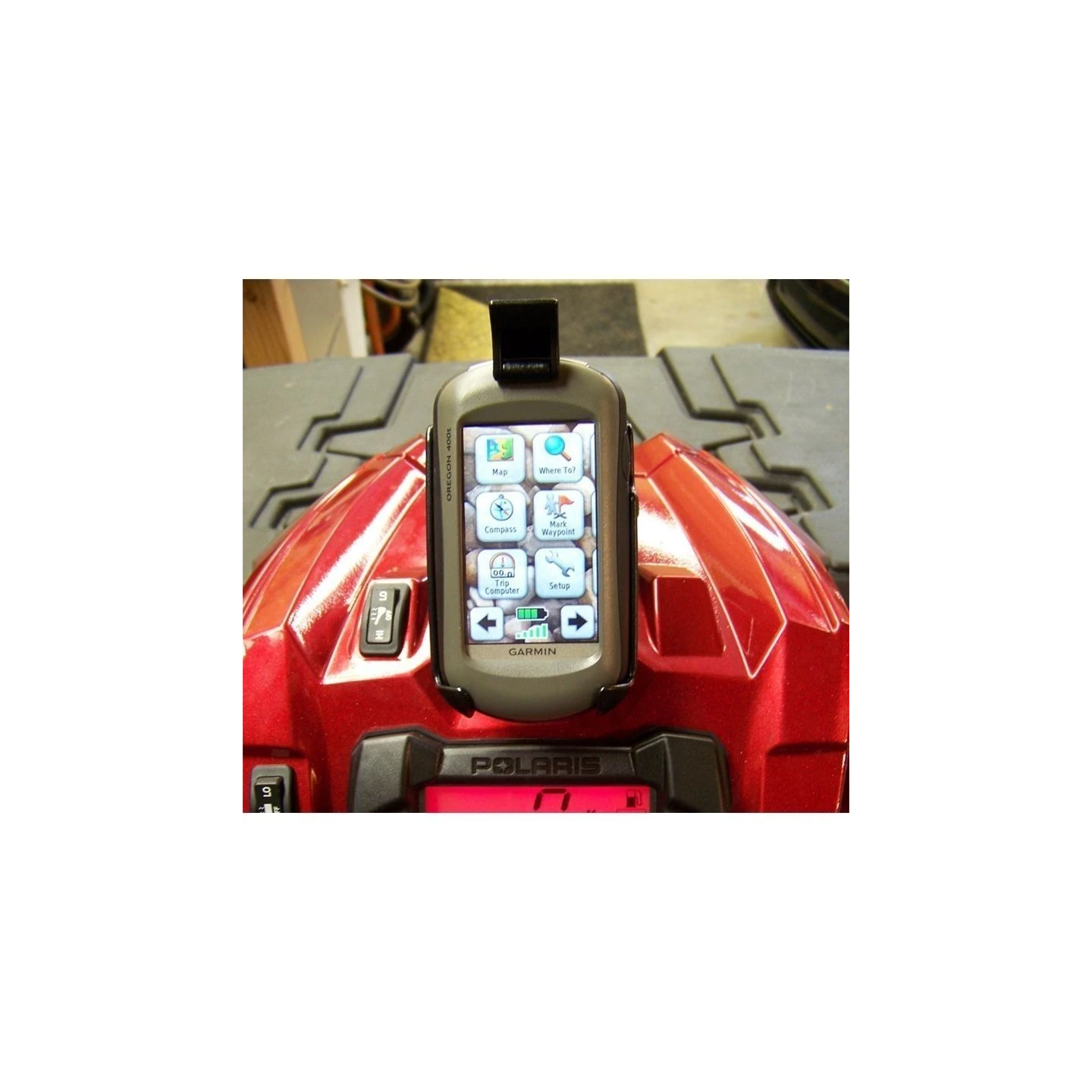 Device holder for Garmin Oregon series (without protective covers) - Diamond connection (harness), screw set