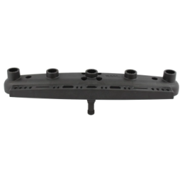 Composite spline post base with one spline post pin - 5 spline post holders