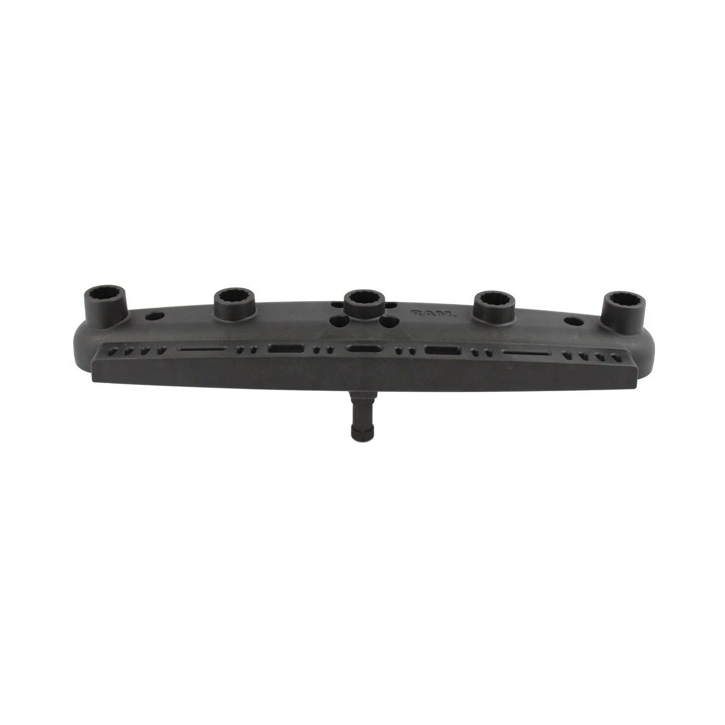 Composite spline post base with one spline post pin - 5 spline post holders