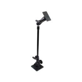 Ratchet stand mount with rectangular connection (2x4 inch, top) - rod approx. 450 mm, (1.5 inch, top)