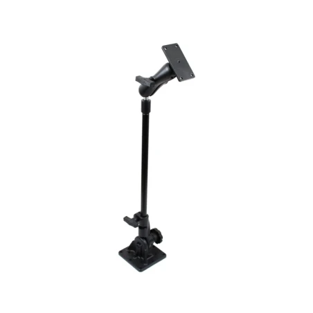 Ratchet Standhalterung mit rechteckiger Anbindung (2x4 Zoll, oben) - Stab ca. 450 mm,  (1,5 Zoll, oben)