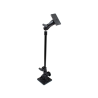 Ratchet stand mount with rectangular connection (2x4 inch, top) - rod approx. 450 mm, (1.5 inch, top)