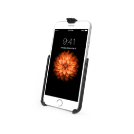 Device holder for Apple iPhone 6/7 (without protective covers/case) - Diamond connection (trapezoid), screw set